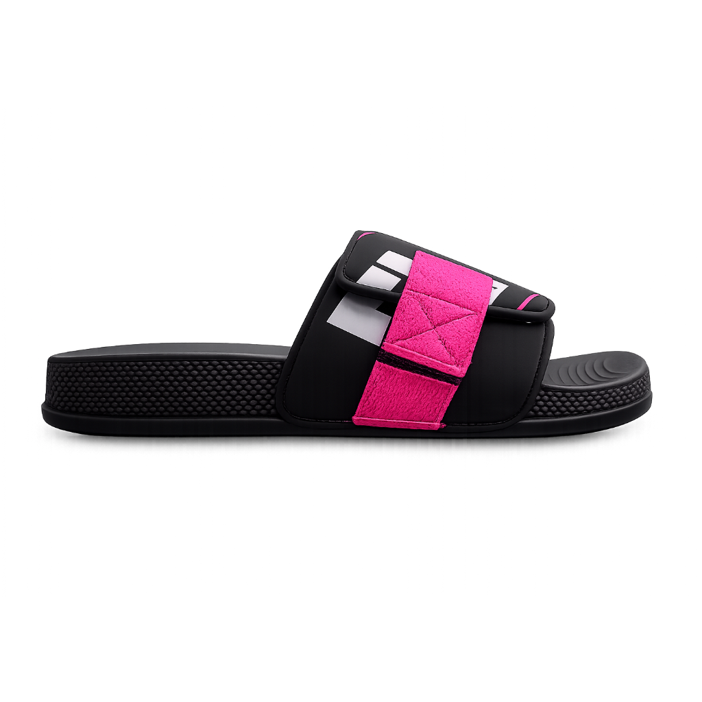 ELOS Vibe Black Women's Comfort Slides