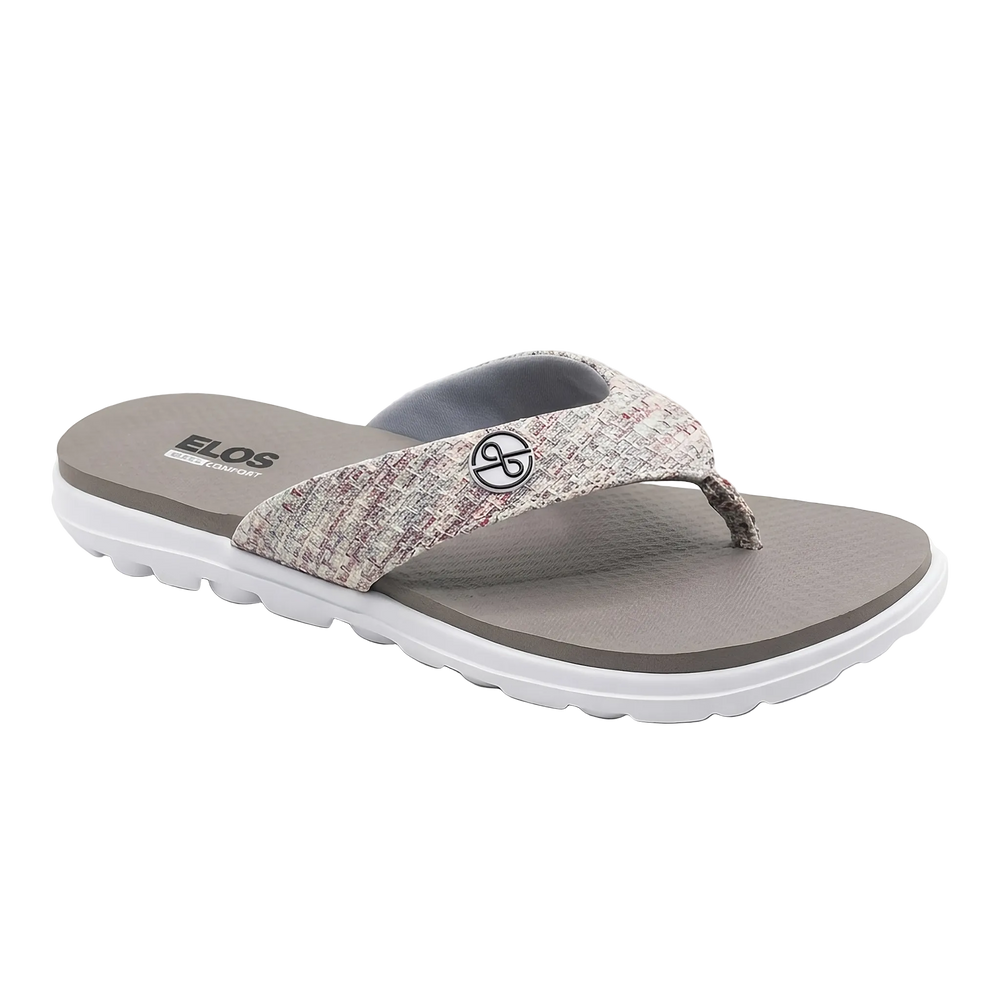 ELOS Knit Grey Women's Comfort Flip Flops