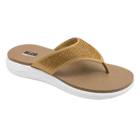 ELOS Stardust Beige Women's Comfort Flip Flops