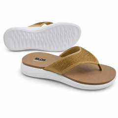 ELOS Stardust Beige Women's Comfort Flip Flops