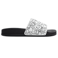 ELOS Doodle Black Women's Comfort Slides
