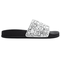 ELOS Doodle Black Women's Comfort Slides