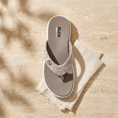 ELOS Knit Grey Women's Comfort Flip Flops