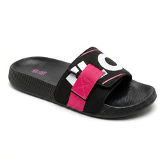 ELOS Vibe Black Women's Comfort Slides