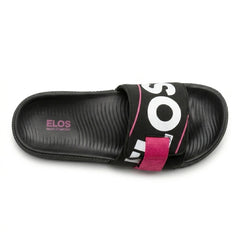 ELOS Vibe Black Women's Comfort Slides