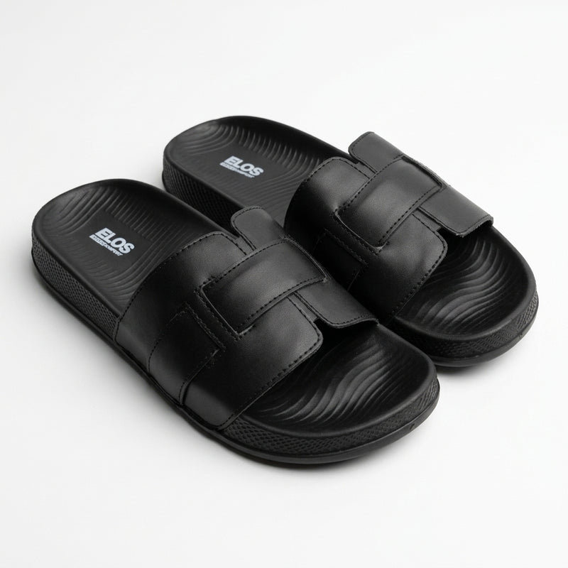 ELOS Aura Black Women's Comfort Slides