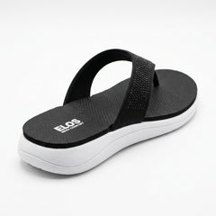 ELOS Stardust Black Women's Comfort Flip Flops