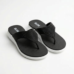 ELOS Stardust Black Women's Comfort Flip Flops