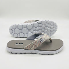 ELOS Knit Grey Women's Comfort Flip Flops