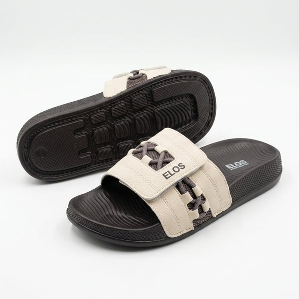ELOS Flex Beige Women's Comfort Slides