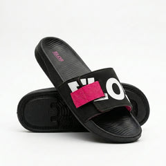 ELOS Vibe Black Women's Comfort Slides