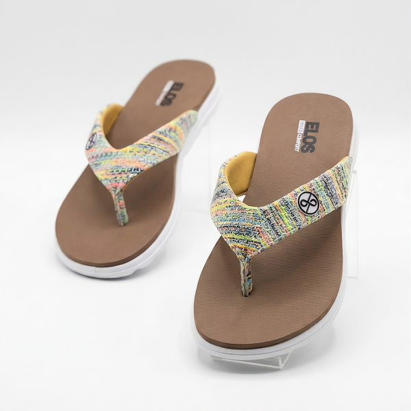 ELOS Knit Multy Women's Comfort Flip Flops